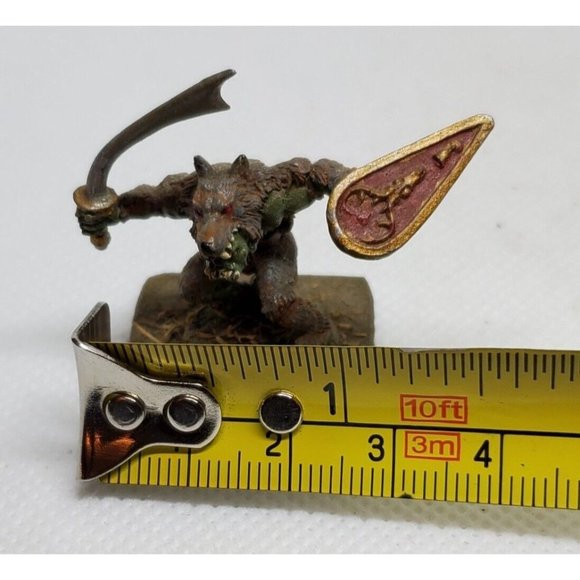Ogre Warrior In Wolf Clothing Shelf Sitter Mini Statue - A Must-Have for Fantasy - Picture 12 of 12